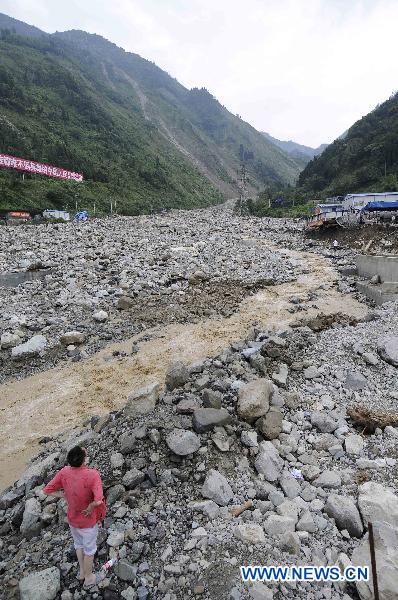 inundaciones corrimientos tierras Wenchuan suroeste  China 3