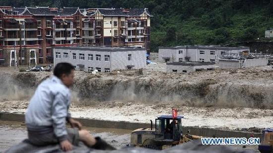 inundaciones corrimientos tierras Wenchuan suroeste  China 4
