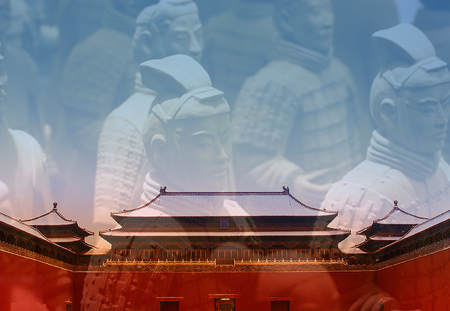 Símbolos identifican China Gran Muralla Confucio 1