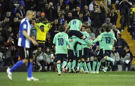 Barcelona derrota 3-0 al Hércules de Alicante