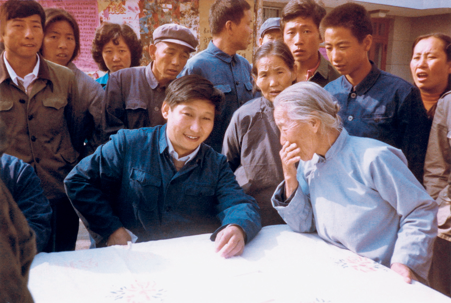 Xi Jinping en el distrito Zhengding en 1983