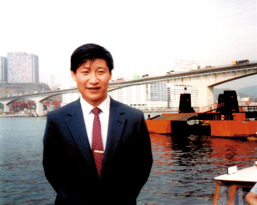 Foto de Xi Jinping durante una visita al extranjero
