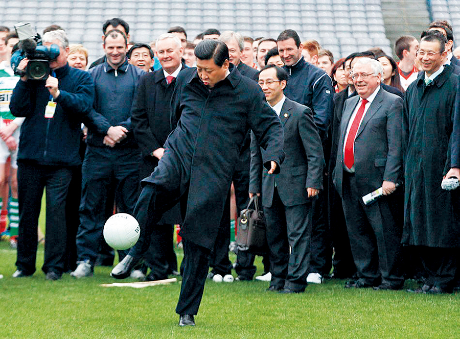 Xi Jinping en Irlanda en 2012