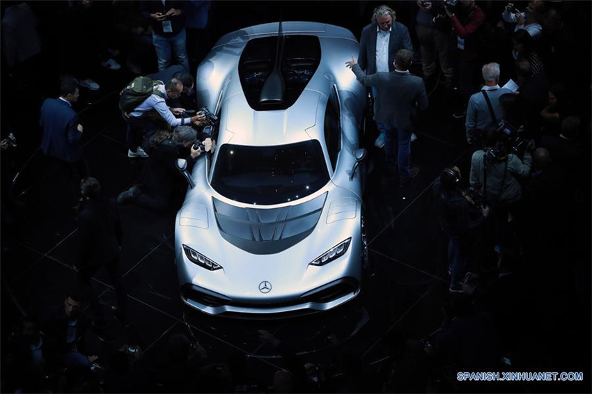 Mercedes AMG Project One en vísperas de la inauguración del Salón Internacional de Automóvil