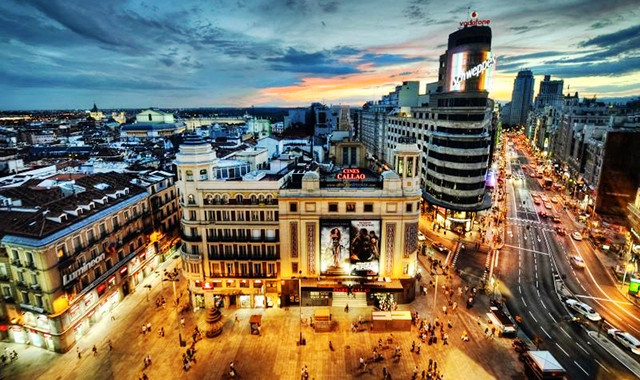 25 ciudades europeas más fotogénicas con paisajes hermosos: Madrid
