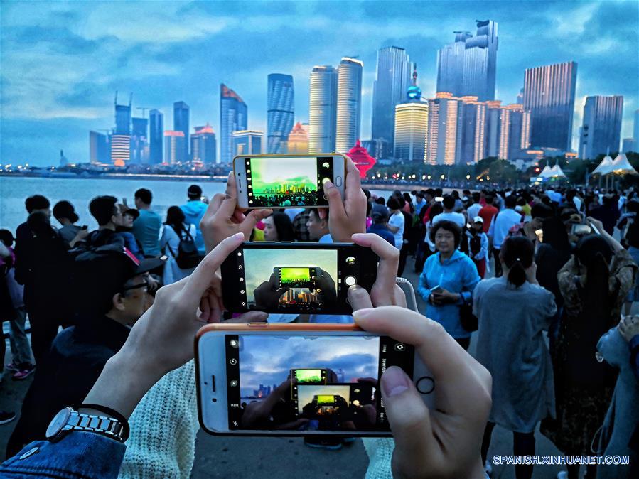 CHINA-QINGDAO-SCO SUMMIT-NIGHT VIEW(CN)