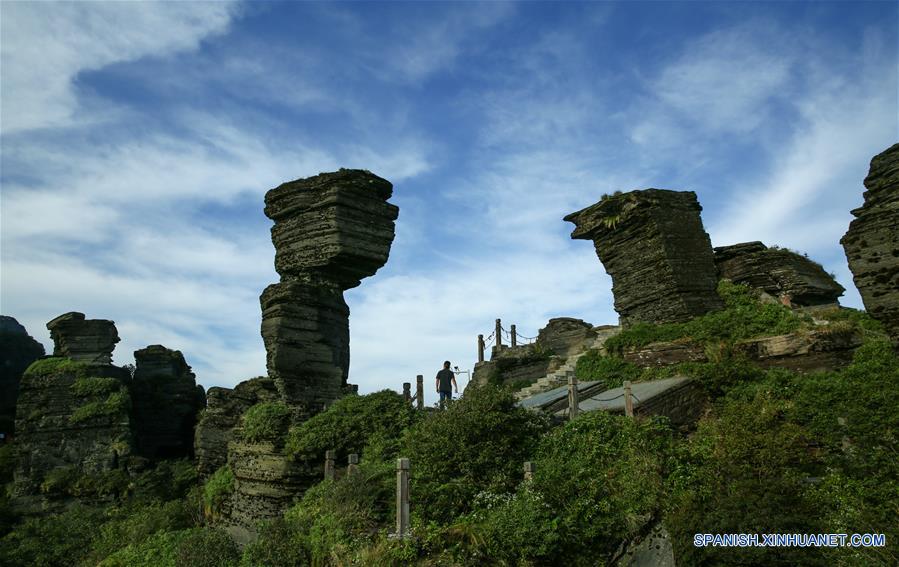 CHINA-GUIZHOU-MONTE FANJINGSHAN-PATRIMONIO MUNDIAL