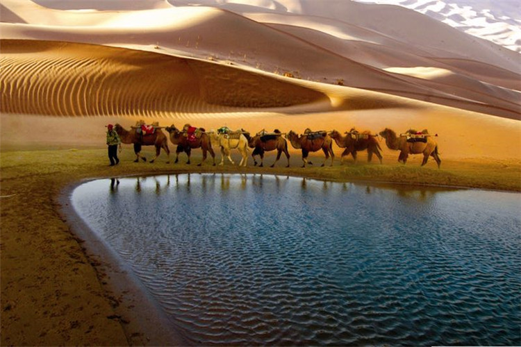 Paisaje Del Desierto De Badain Jaran Spanish china cn 