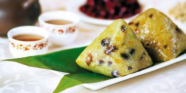 Zongzi, comida consumida durante el Festival del Bote de Dragón