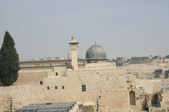 The Al-Aqsa Mosque in the Old City of Jerusalem 