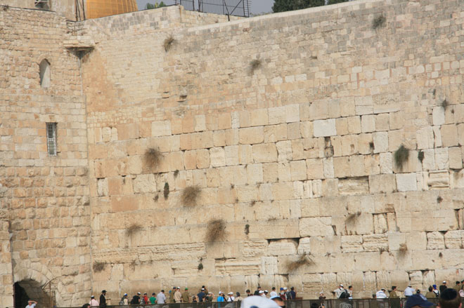 The Western Wall in the Old City of Jerusalem 