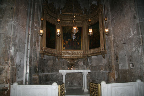Interior of the Church of the Holy Sepulchre 