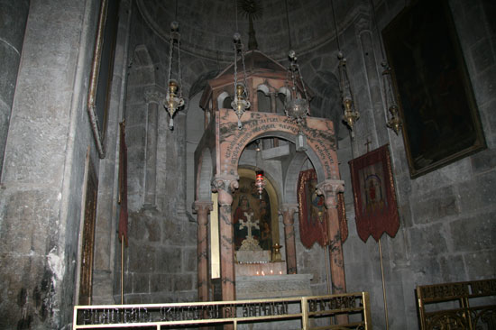 Interior of the Church of the Holy Sepulchre 