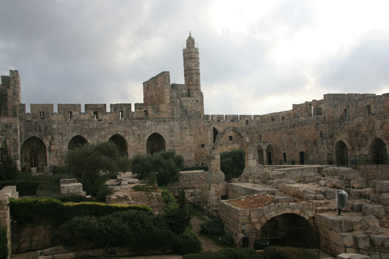 The Tower of David, which now houses the Museum of the History of Jerusalem 