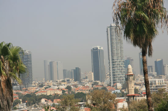 A panoramic view of Tel Aviv from Jaffa 