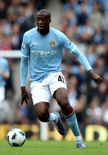 Yaya Touré, one of the &apos;Top 20 highest-earning footballers of 2011&apos; by China.org.cn