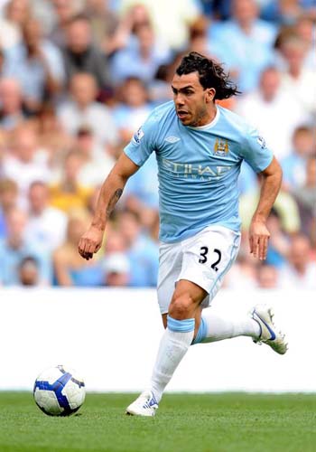 Carlos Tévez, one of the &apos;Top 20 highest-earning footballers of 2011&apos; by China.org.cn