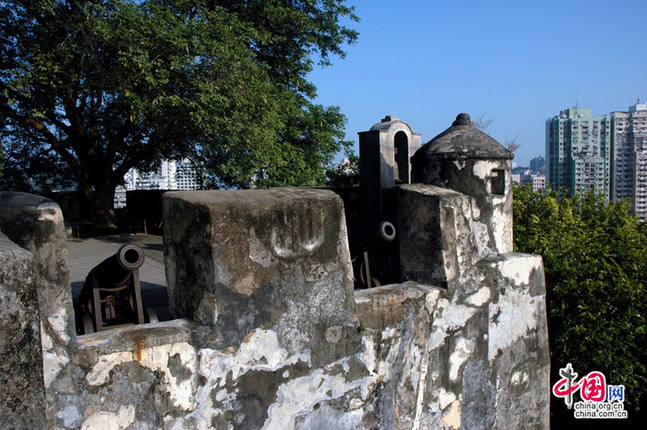 Fortaleza do Monte, one of the 'Top 10 must-see attractions in Macao, China' by China.org.cn.
