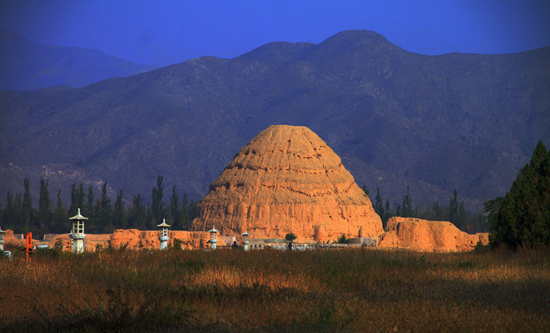 Western Xia Mausoleum,one of the 'Top 10 Ningxia attractions' by China.org.cn.