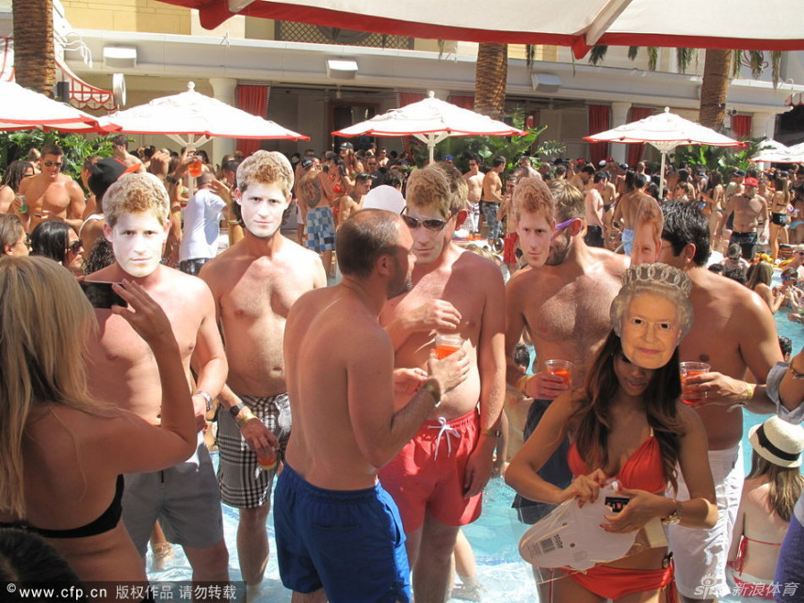 Michael Phelps marked the end of his competitive swim career with a wild pool party in Las Vegas on Sept. 2, 2012.