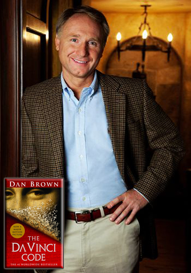 Dan Brown,one of the &apos;Top 10 most popular foreign writers in China 2012&apos;by China.org.cn.