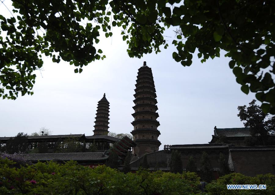 CHINA-TAIYUAN-TWIN PAGODAS-LANDMARK (CN)