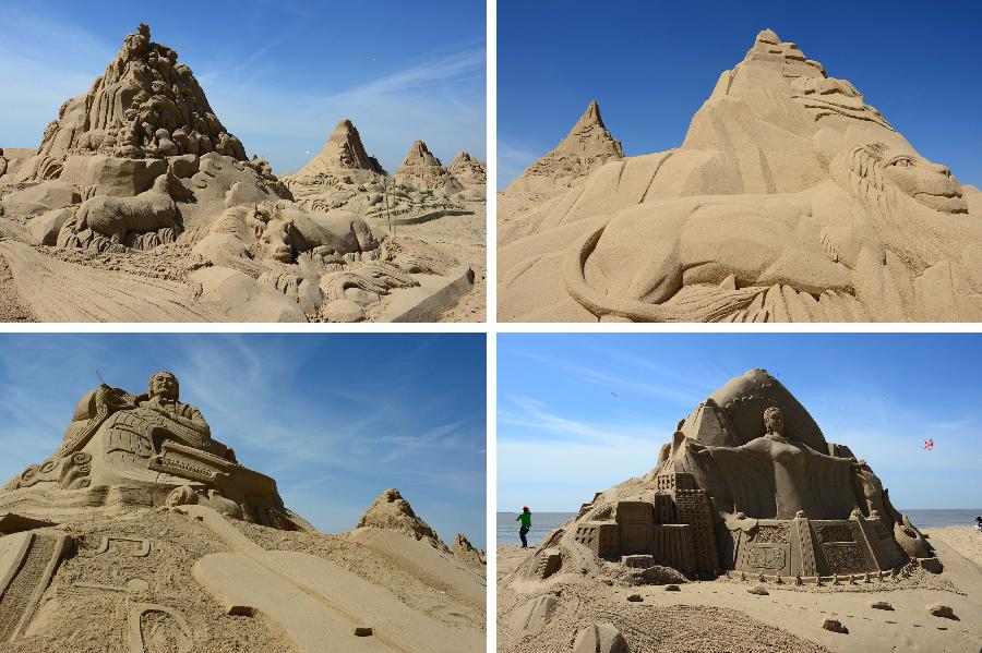 CHINA-SHANDONG-SAND SCULPTURE (CN)