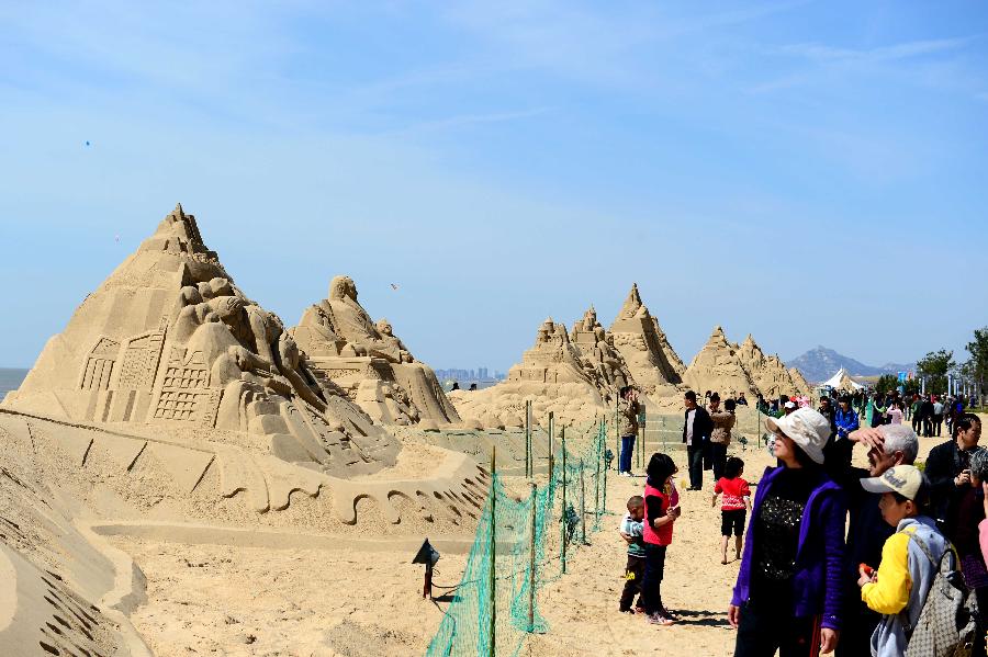 CHINA-SHANDONG-SAND SCULPTURE (CN)