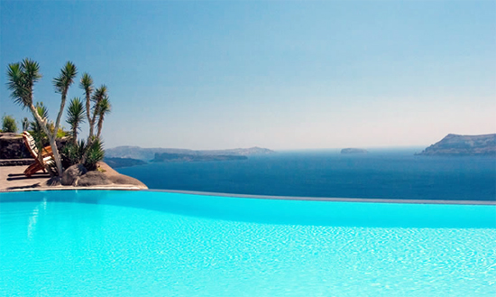 希腊：圣托里尼豪华泳池酒店 [资料图]