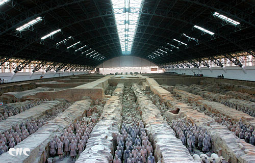 Terracotta Army, one of the &apos;Top 10 natural and historical wonders in the world&apos; by China.org.cn