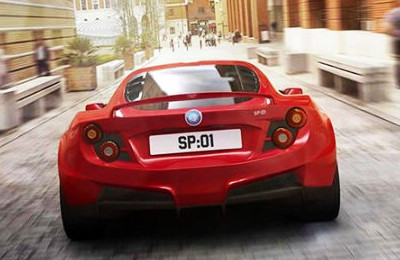 Detroit Electric SP 01 sports car, one of the &apos;Top 10 global debuts at Auto Shanghai 2015&apos; by China.org.cn.
