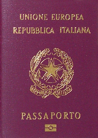 意大利护照 [资料图]  