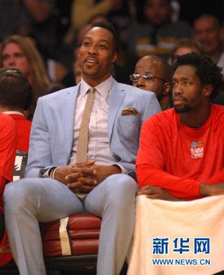 Dwight Howard, one of the &apos;Top 10 highest-paid NBA players revealed&apos; by China.org.cn
