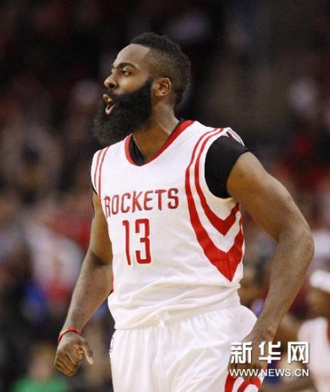 James Harden, one of the &apos;Top 10 highest-paid NBA players revealed&apos; by China.org.cn