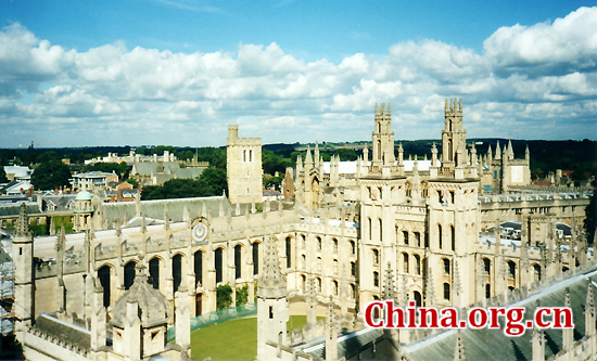 University of Oxford, one of the &apos;top 10 science institutions in the world&apos; by China.org.cn.