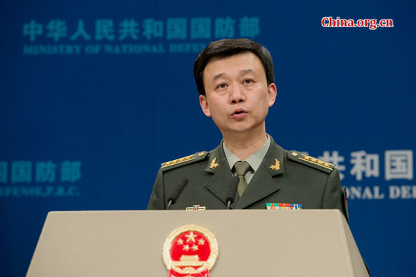 Senior Colonel Wu Qian, spokesperson of the Ministry of National Defense of China. [File photo by Chen Boyuan / China.org.cn]