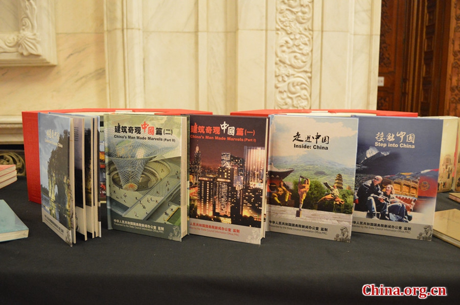 Books about China. [Photo/China.org.cn]