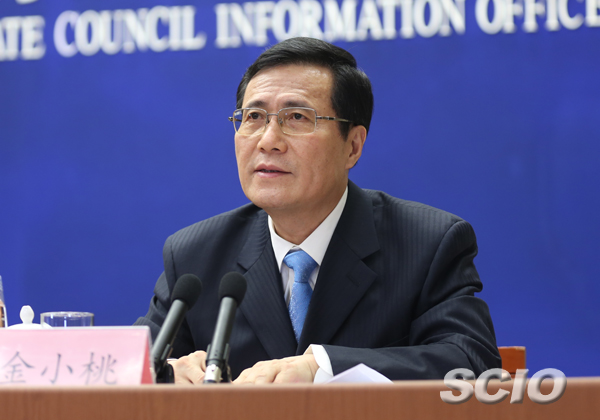 Jin Xiaotao, vice minister of the National Health and Family Planning Commission. [Photo/China SCIO]