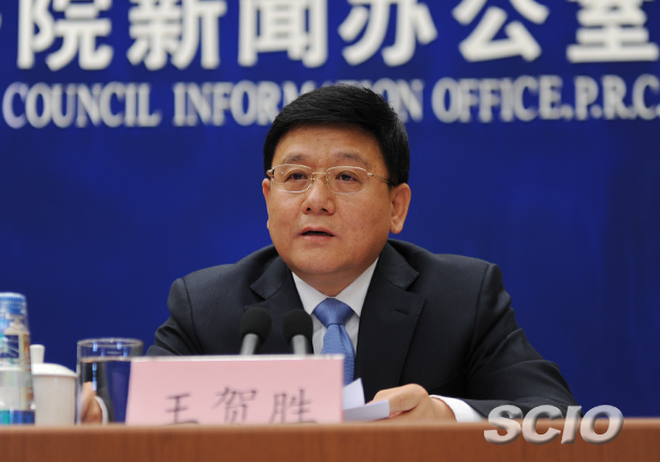 Wang Hesheng, vice minister of the National Health and Family Planning Commission and head of the State Council Medical Reform Office. [Photo/China SCIO]