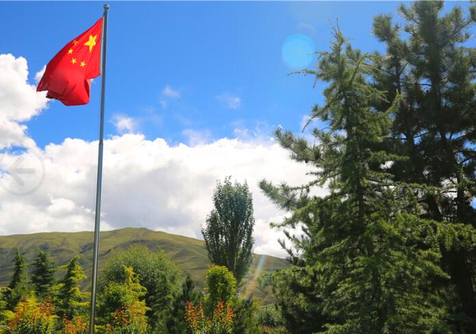 The photo shows a glimpse of Bianjiu’s nursery garden in Zhanang County of Shannan Prefecture in China’s Tibet Autonomous Region.[Photo by Zhang Jiaqi/ China.org.cn]