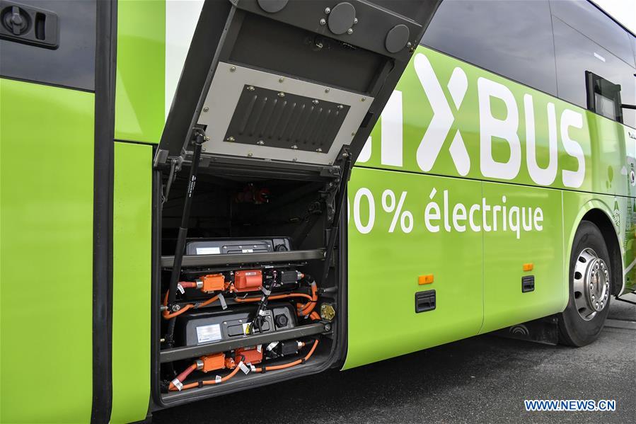 China S Yutong Provides E Buses On Electric Bus Line In France China Org Cn