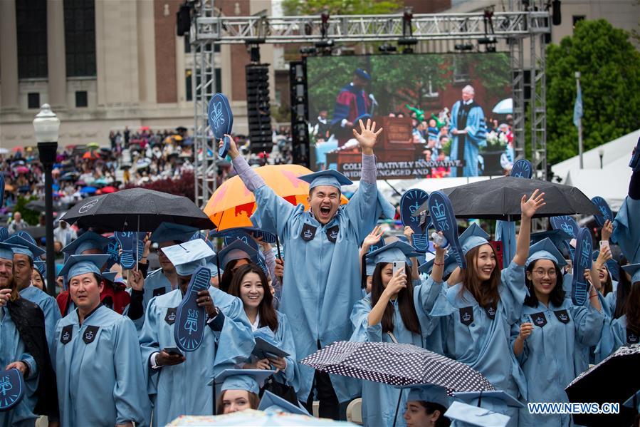 Columbia University holds commencement ceremony