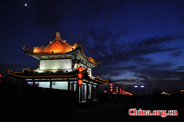 Xi'an City Wall in Xi'an, one of the 'Top 10 landmarks in China 2018' by China.org.cn