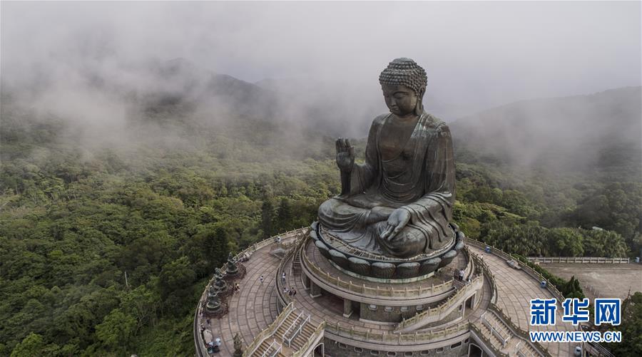 Tian Tan Buddha in Hong Kong, one of the 'Top 10 landmarks in China 2018' by China.org.cn