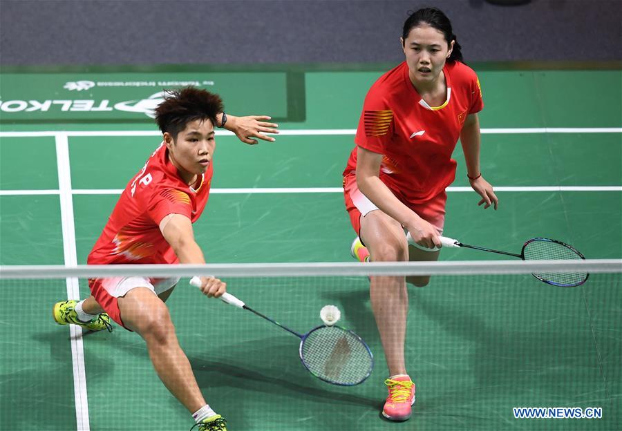 Japan upset China in badminton women's team final