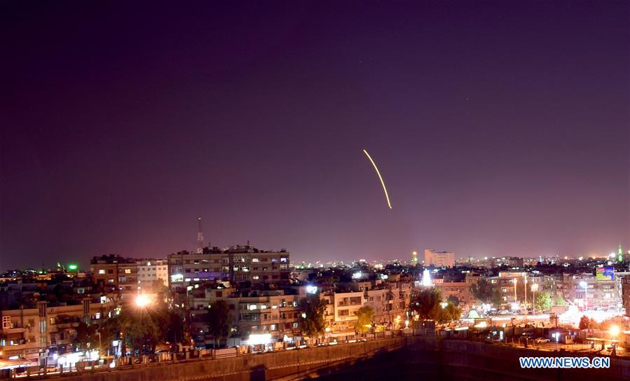 Syrian Air Defenses Confront Israeli Attack Near Damascus Airport ...