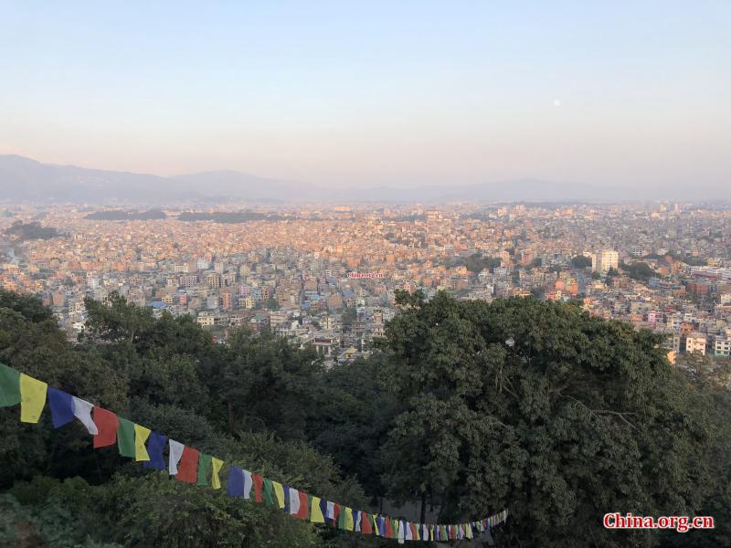 A bird's eye view of the city of Kathmandu [Photo by Li Xiaohua/China.org.cn]