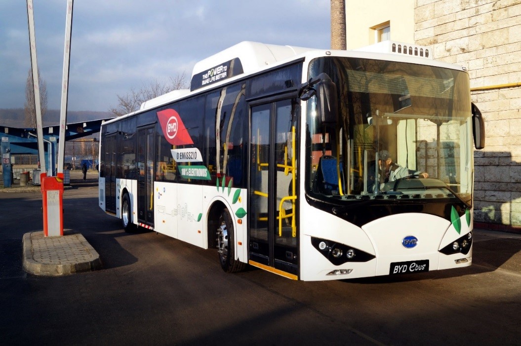 Byd Delivers First Electric Bus To Hungary China Org Cn