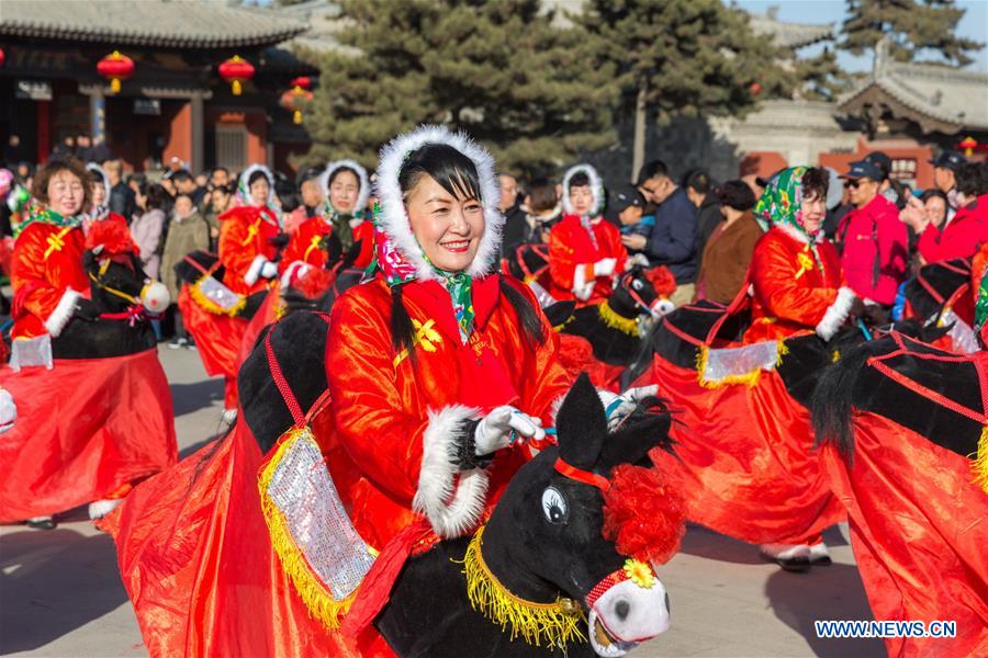 Temple fairs held across China during Spring Festival
