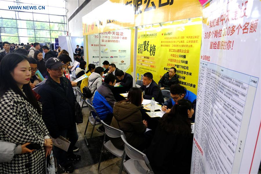 Job fairs held across China